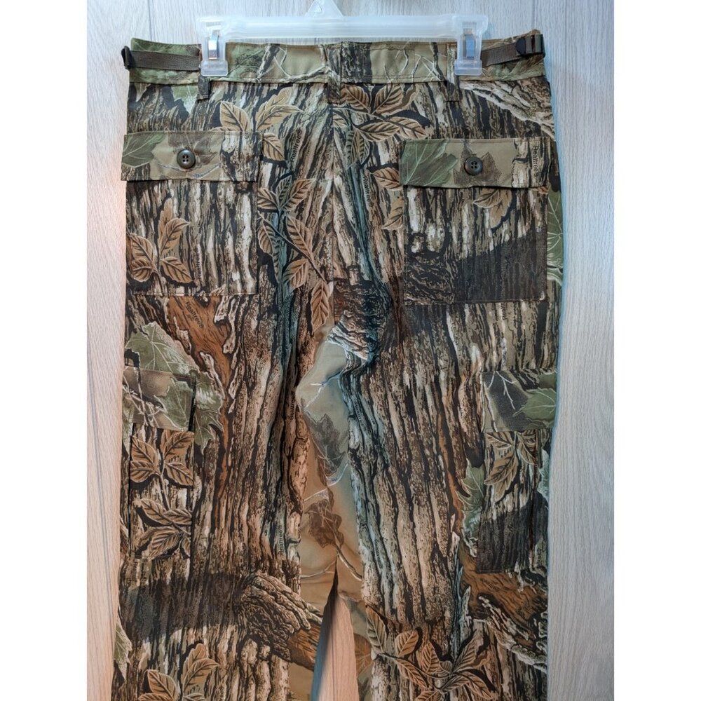 Realtree Trousers Adult Medium Brown Camo Carpenter Work Wear Pants Mens Hunting - Picture 5 of 9